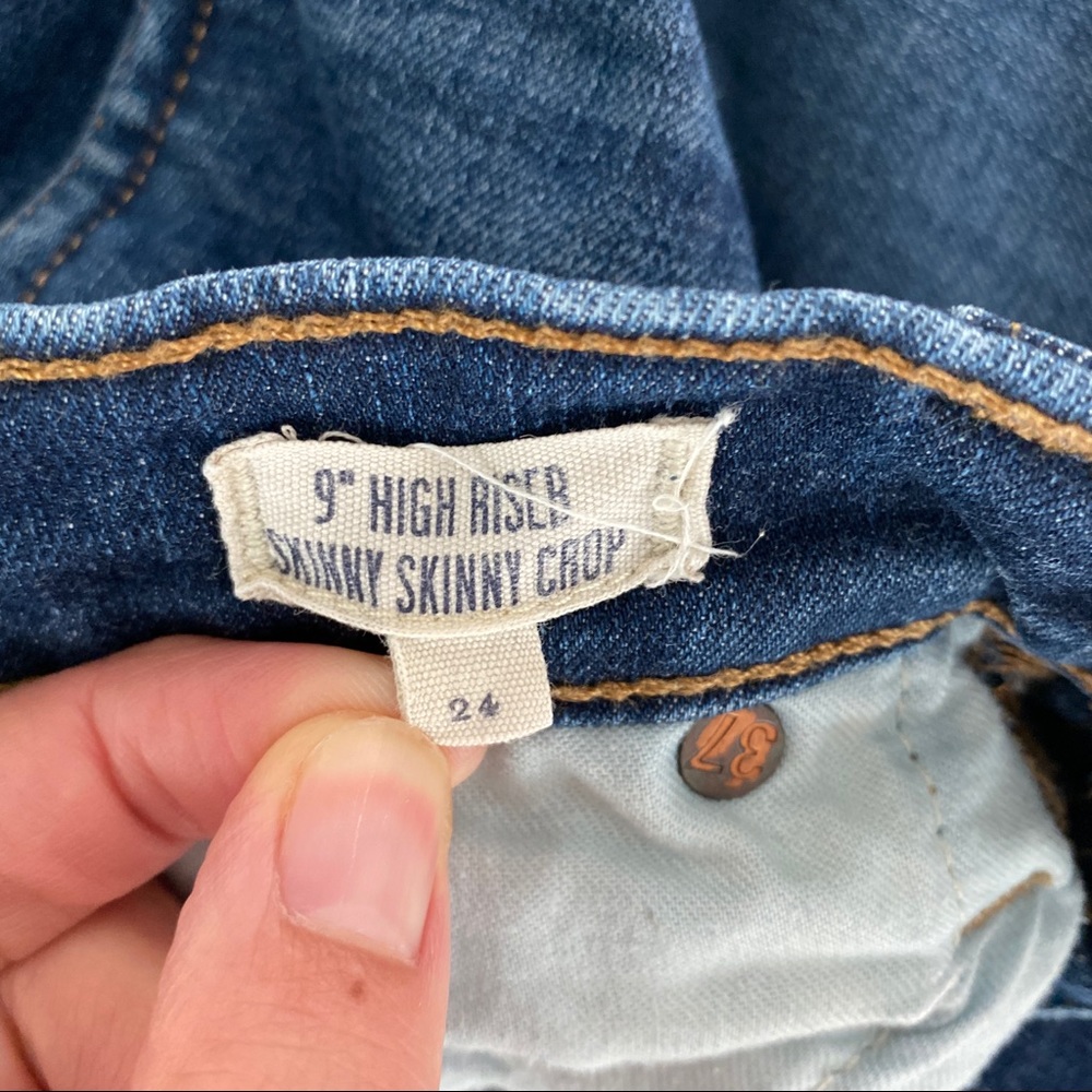 Madewell 9” High Rise Skinny Crop Jeans - Picture 4 of 5